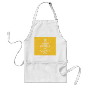 Hou Calm Korma Curry Apron Standaard Schort