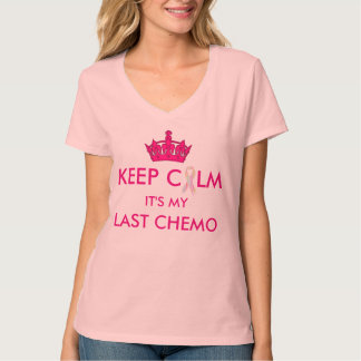 Hou Calm Last Chemo "Survivor" achteraan T-shirt
