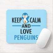Hou Calm Love Penguins Muismat (Met muis)