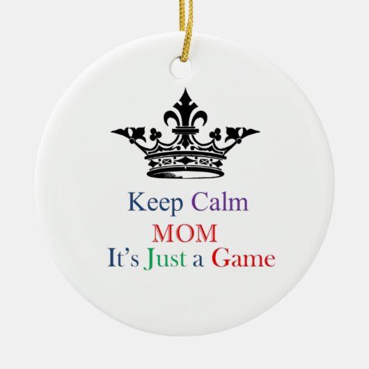 Hou Calm mama Keramisch Ornament (Voorkant)