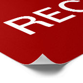 Hou Calm Recruiting Funny HR Recrugement Slogan Poster (Hoek)