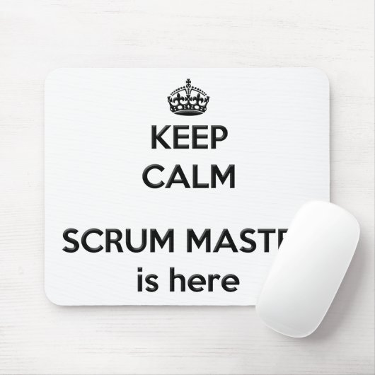 Hou Calm Scrum Master Mousepad Muismat (Met muis)