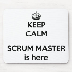Hou Calm Scrum Master Mousepad Muismat