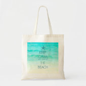 Hou Calm Small Beach Bag Tote Bag (Voorkant)