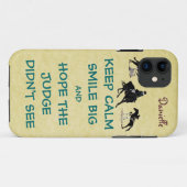 Hou Calm, Smile Big Equestrian Case-Mate iPhone Case (Achterkant (horizontaal))