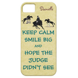 Hou Calm, Smile Big Equestrian iPhone 11 Hoesje