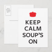 Hou Calm Soup aan Briefkaart (Voorkant / Achterkant)