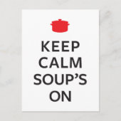 Hou Calm Soup aan Briefkaart (Voorkant)