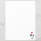 Hou Calm Soup aan Flyer (Voorkant)