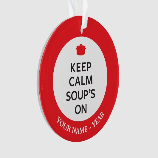 Hou Calm Soup aan Ornament (voorkant)