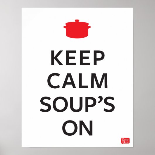 Hou Calm Soup aan Poster (Voorkant)