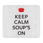 Hou Calm Soup aan Snijplank (Voorkant)
