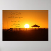 Hou Calm Throw Burden op Jehovah Poster (Voorkant)