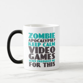 Hou Calm Zombie Apocalypse Gamers Funny Mug Magische Mok
