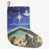 Hou Christus in kerstaking. Kleine Kerstsok (Voorkant)