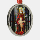 Hou Christus in Kerstmis Jezus en Mary Metalen Ornament (Rechts)
