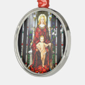 Hou Christus in Kerstmis Jezus en Mary Metalen Ornament (Links)