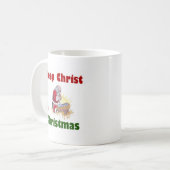 Hou Christus in Kerstmis. Koffiemok (Voorkant links)