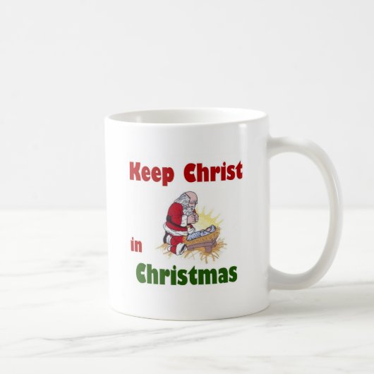 Hou Christus in Kerstmis. Koffiemok (Rechts)