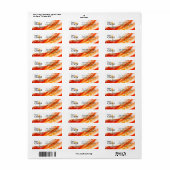 Hou Christus in Kerstmis, Swirl. Etiket (Full Sheet)