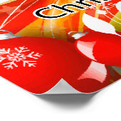 Hou Christus in Kerstmis, Swirl. Poster (Hoek)