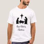 Hou Christus in Kerstmis. T-shirt (Voorkant)