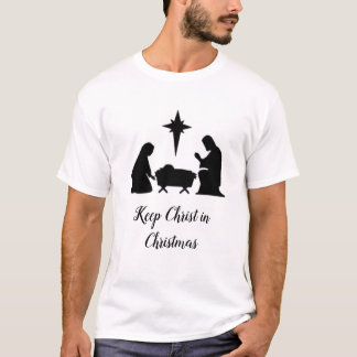 Hou Christus in Kerstmis. T-shirt