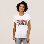Hou Christus in Kerstmis. T-shirt (Voorkant volledig)