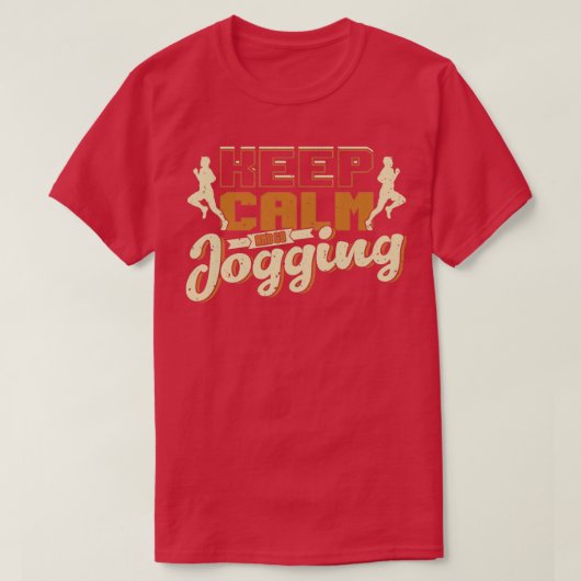 Hou Clam ang go jogging 2 T-shirt (Design voorkant)