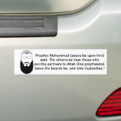Hou de baard. bumpersticker (Op auto)