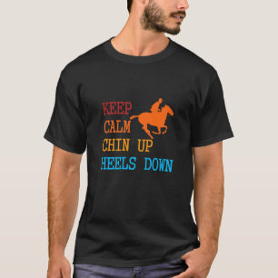 Hou de kalm omhoog en gooi naar beneden. t-shirt