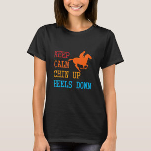 Hou de kalm omhoog en gooi naar beneden. t-shirt