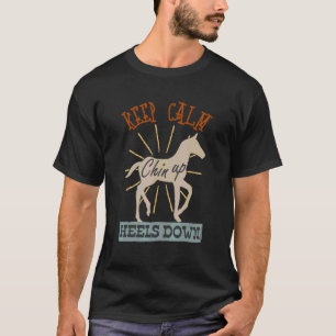 Hou de kalm omhoog en gooi naar beneden. t-shirt