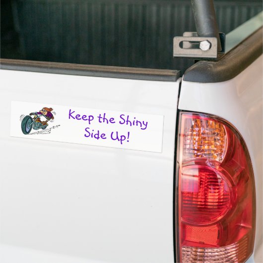 Hou de kleine kant omhoog! bumpersticker (Op Truck)