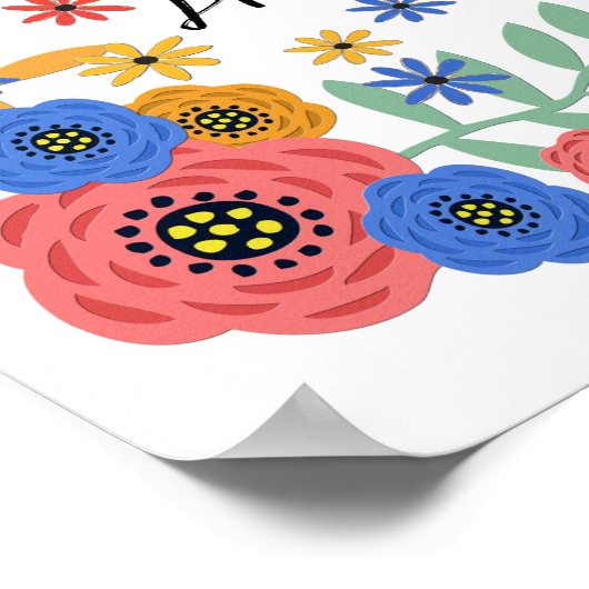 Hou de liefde in je hart poster (Hoek)