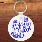 Hou de mond omhoog. sleutelhanger (Voorkant)