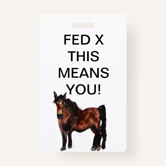 HOU DE POORT DICHT! BADGE (Achterkant)