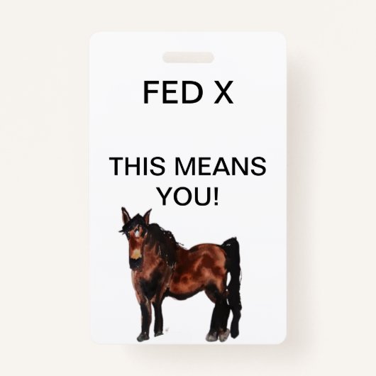 HOU DE POORT DICHT! BADGE (Achterkant)