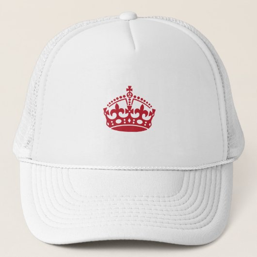 Hou de rode kruis rustig trucker pet (Voorkant)
