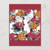 Hou de uien vast, alsjeblieft grappige vrienden briefkaart (Voorkant)