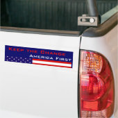 Hou de verandering, Amerika eerst Bumpersticker (Op Truck)