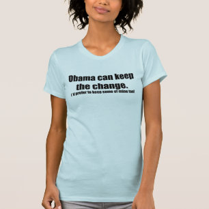 Hou de verandering in Obama T-shirt