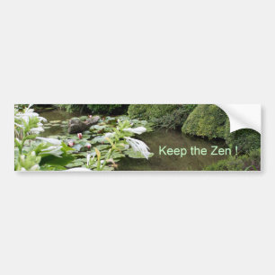 Hou de Zen. Bumpersticker
