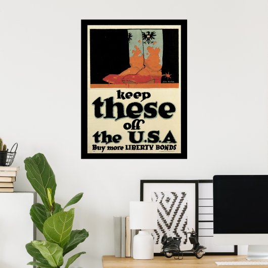 Hou deze van de VS Poster (Thuiskantoor)