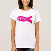 Hou een borst "Survive" T-shirt (Voorkant)