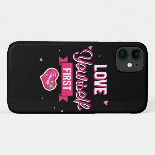 Hou eerst van jezelf Case-Mate iPhone case (Achterkant (horizontaal))