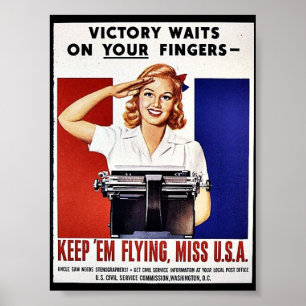 Hou 'Em Flying, Miss U.S.A. Poster