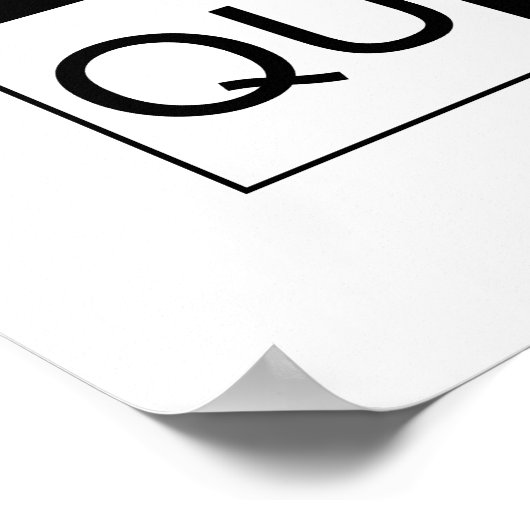 Hou er niet mee op, doe het zonder lijst poster (Hoek)