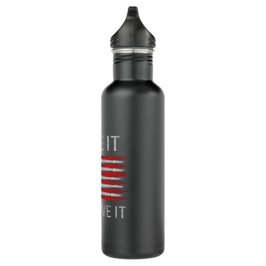 Hou er van of laat de Amerikaanse vlag achter Waterfles (Rechts)