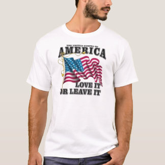 Hou er van of laat het achter t-shirt